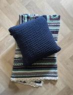 Plaid en kussen in frisse kleuren nieuw, Huis en Inrichting, Woonaccessoires | Plaids en Woondekens, Ophalen of Verzenden, Nieuw