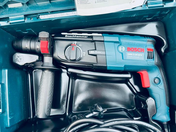 Bosch Gbh 2-28 DFV Professional boorhamer, Doe-het-zelf en Verbouw, Gereedschap | Boormachines, Zo goed als nieuw, Boor- en/of Breekhamer