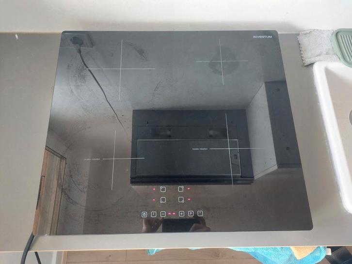 Gebruikte Inventum VKI6010ZIL vrijstaande inductiekookplaat, Witgoed en Apparatuur, Kookplaten, Gebruikt, Vrijstaand, Inductie