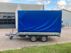 Saris aanhangwagen met huif, geremd, tandemasser 2000kg, Auto diversen, Aanhangers en Bagagewagens, Ophalen, Zo goed als nieuw