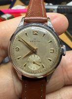 Vintage Zenith Jaren '40 - '50, Overige merken, Staal, Polshorloge, Ophalen of Verzenden