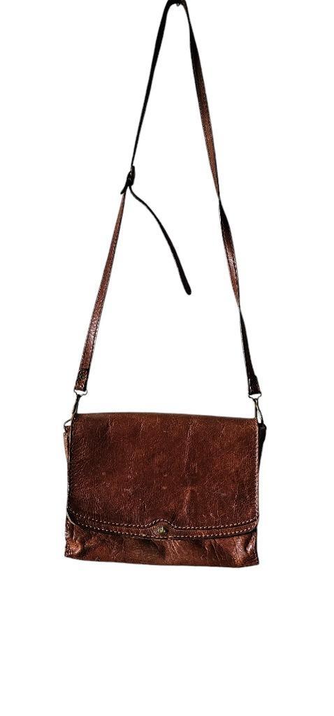 bruine leer tas van the bridge (7923), Sieraden, Tassen en Uiterlijk, Tassen | Damestassen, Schoudertasje, Bruin, Verzenden