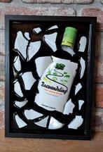 Boswandeling fles verwerkt in een lijst met Epoxy, Ophalen of Verzenden, Zo goed als nieuw