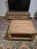 Tv meubel en salon tafeltje (set), Ophalen, Gebruikt, Minder dan 150 cm, Minder dan 100 cm
