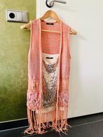 George. Ibiza set top crochet gehaakte gilet maat L XL, Overige typen, Overige kleuren, Maat 46/48 (XL) of groter, Ophalen of Verzenden