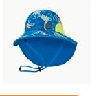 Kinder zonnehoed met dino print en nekbescherming – Maat M, Kinderen en Baby's, Kinderkleding | Petten en Hoeden, Ophalen of Verzenden