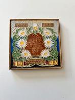 Cloisonne tegeltje-Prinses van Oranje Nassau, Antiek en Kunst, Antiek | Wandborden en Tegels, Ophalen of Verzenden