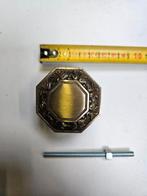 Messing brons meubelknop zeskant, Doe-het-zelf en Verbouw, Onbekend, Ophalen of Verzenden, Zo goed als nieuw, Valli & Colombo