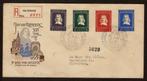 Nederland FDC E7 Met Adres Van Riebeeck 1952, Ophalen of Verzenden, Beschreven, Nederland