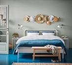 IKEA Nesttun bed 160x200 - Zo goed als nieuw!, Wit, Tweepersoons, Ophalen of Verzenden, Zo goed als nieuw