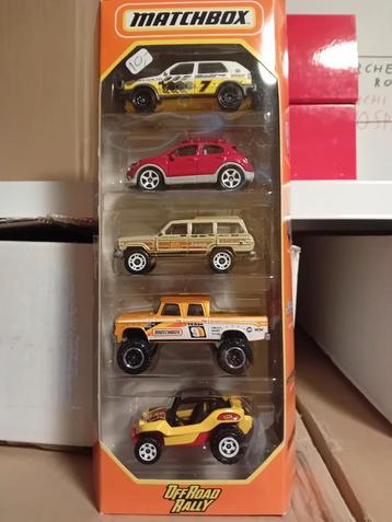 Matchbox Off Road Rally VW Golf 4X4 Fiat 500 X Jeep Dodge  beschikbaar voor biedingen