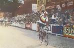 40 SPORTEN 140 Wout Wagtmans wint etappe Tour de France 1954, Ophalen of Verzenden, Zo goed als nieuw, Overige sporten, Poster, Plaatje of Sticker