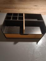 Desk organizer, Ophalen, Zo goed als nieuw, Bruin, Hardcase