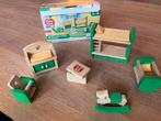Playtive Junior Poppenhuis Meubels + Doos, Ophalen, Zo goed als nieuw, Poppenhuis