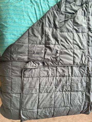 Verzwaringsdeken 140x200 - 7kg Donkergrijs zgan beschikbaar voor biedingen