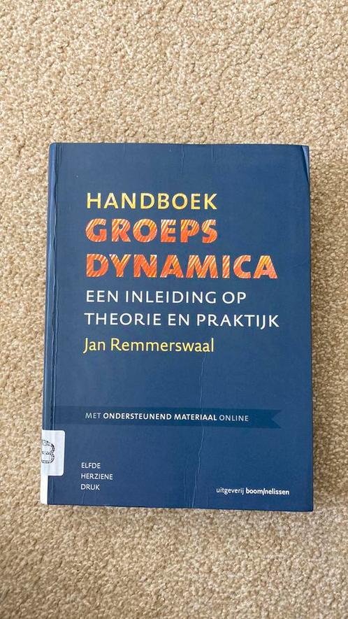 Jan Remmerswaal - Handboek groepsdynamica, Boeken, Wetenschap, Zo goed als nieuw, Sociale wetenschap, Ophalen of Verzenden