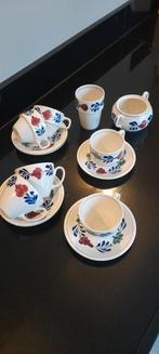 Boerenbont servies. Kop schotels, Ophalen of Verzenden, Zo goed als nieuw, Boerenbont, Kop(pen) en/of Schotel(s)