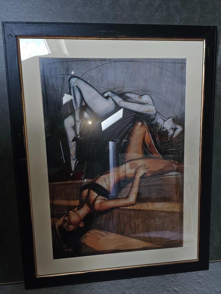 Origineel werk van Nico Vrielink, Antiek en Kunst, Kunst | Schilderijen | Klassiek, Ophalen