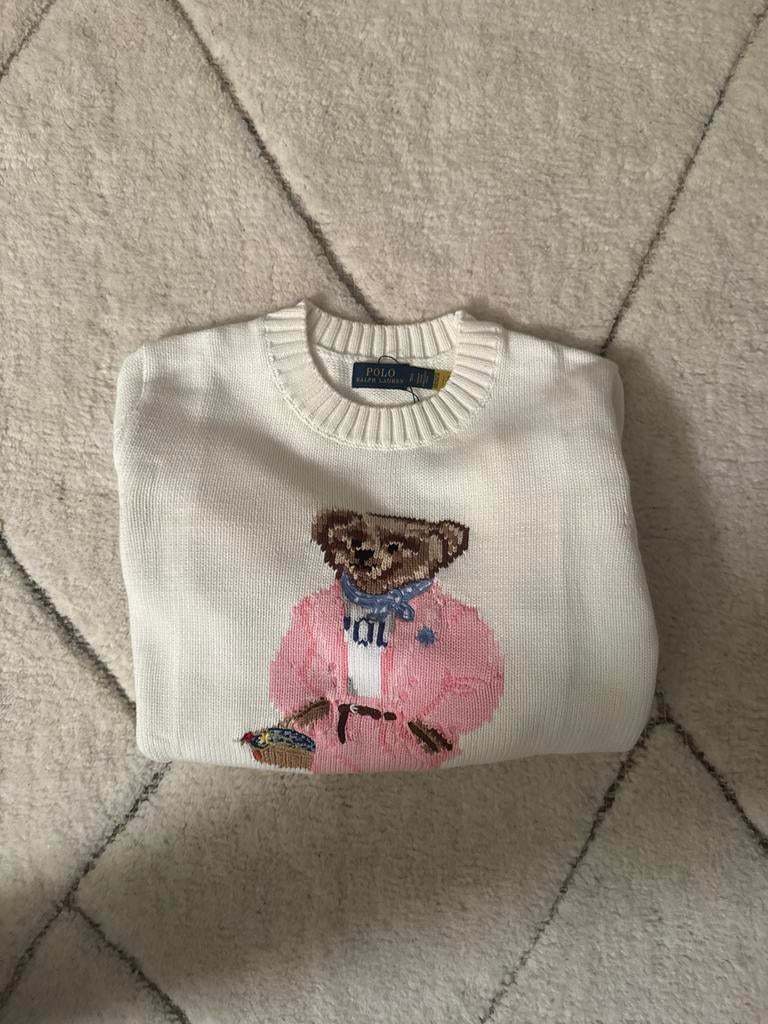 Ralph Lauren Trui Maat S Roze Beer Nieuw, Ophalen of Verzenden, Nieuw, Meisje