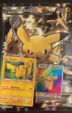 Pokémon mega pack - Pikachu EX XY124 + sticker + Pikachu 028, Hobby en Vrije tijd, Verzamelkaartspellen | Pokémon, Ophalen, Zo goed als nieuw