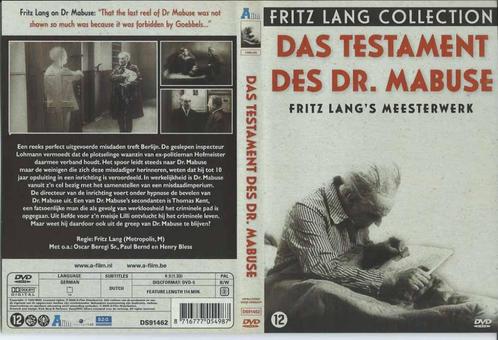 Das Testament des Dr. Mabuse 1933 DVD met Oscar Beregi Sr, P, Cd's en Dvd's, Dvd's | Klassiekers, Zo goed als nieuw, Actie en Avontuur