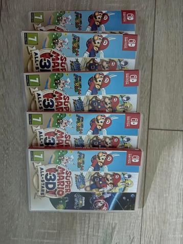 5x Super Mario 3D All Stars (los kan ook) beschikbaar voor biedingen