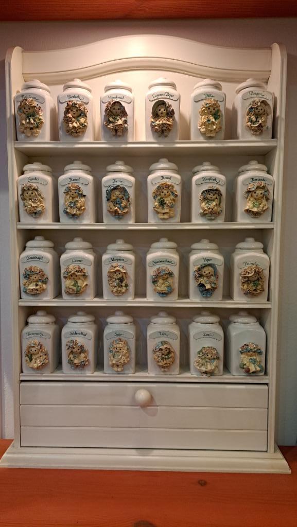 Goldina handgemaakte kruidenrek, Antiek en Kunst, Antiek | Keukenbenodigdheden, Ophalen of Verzenden