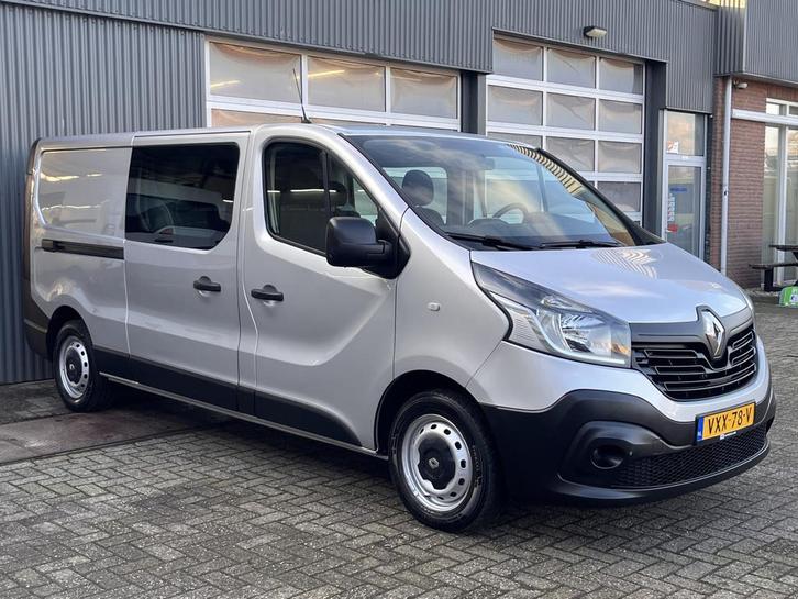 Renault Trafic 1.6 dCi T29 L2H1 DC Bpm vrij Airco Cruise con, Auto's, Bestelauto's, Bedrijf, Te koop, ABS, Airconditioning, Alarm