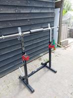 Complete thuis Gym , Squatrek inclusief gewichten, Sport en Fitness, Fitnessapparatuur, Ophalen, Overige materialen, Benen, Krachtstation