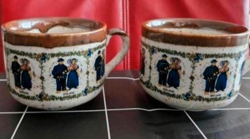 Twee Soepkommen met opdrukken Zeeland, Huis en Inrichting, Keuken | Servies, Kom(men), Overige stijlen, Ophalen of Verzenden
