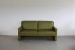 Leolux Timandra Bank 2,5 zits/172cm Groen Leder - Staal, Niet ingevuld, Gebruikt, Minder dan 75 cm, 150 tot 200 cm