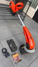 Flymo kantenmaaier draadloos, Tuin en Terras, Grastrimmers, Ophalen, Gebruikt, Accu, Flymo