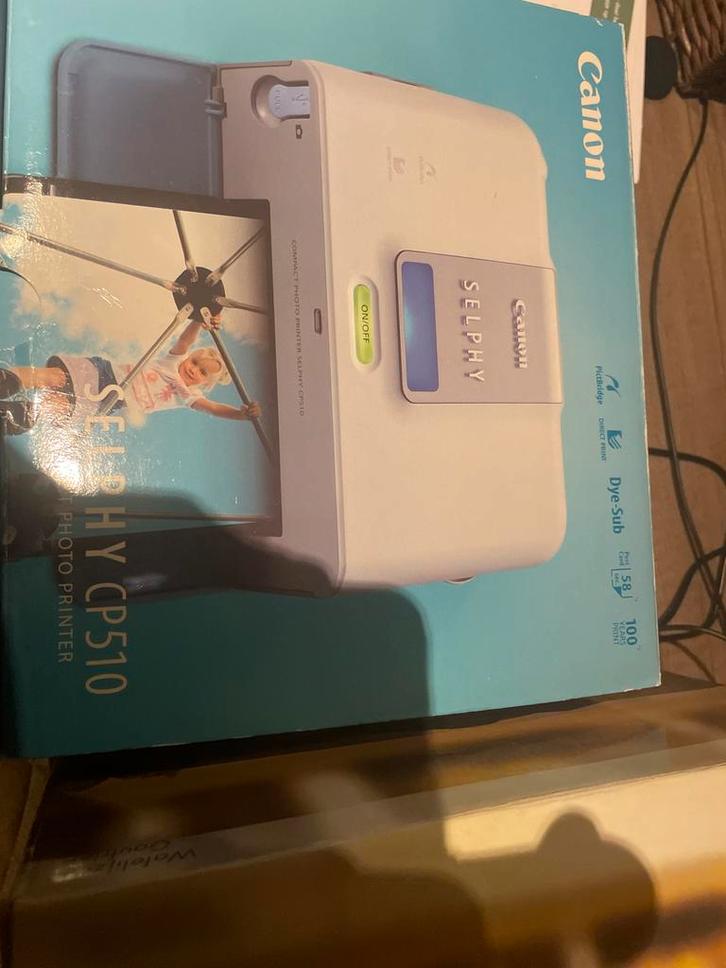 Canon Selphy CP510 Compacte Fotoprinter, Audio, Tv en Foto, Fotografie | Fotopapier, Zo goed als nieuw, Ophalen of Verzenden