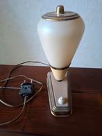 Oud Melkglazen Nachtlampje - Wandmontage mogelijk, Huis en Inrichting, Lampen | Vloerlampen, Gebruikt, Vintage, Ophalen of Verzenden