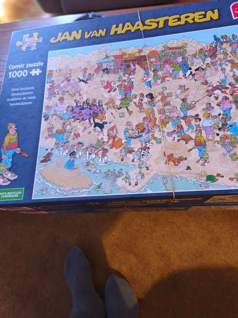 4 Jan van Haasteren Puzzels - 1000 Stukjes Compleet, Ophalen of Verzenden, 500 t/m 1500 stukjes, Gebruikt, Legpuzzel