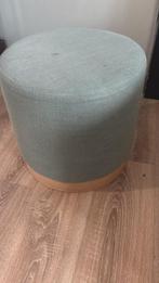 Poef, Ophalen of Verzenden, Zo goed als nieuw, Rond, Minder dan 50 cm