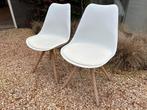 2 Witte Vlinder Stoelen -, Huis en Inrichting, Stoelen, Kunststof, Gebruikt, Twee, Wit