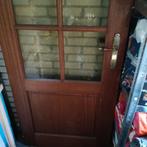 Hard houten tussendeur tekoop, Ophalen, 80 tot 100 cm, Buitendeur, 200 tot 215 cm