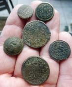 Lot (6) Franse uniformknopen Napoleon bodemvondsten, Verzenden, Landmacht, Overige gebieden, Hulzen of Bodemvondsten