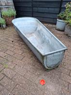 Mooi brocante zinken bad., Tuin en Terras, Ophalen, Gebruikt