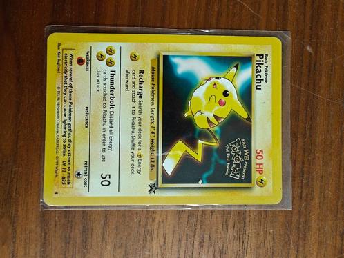 Pikachu WB Promo 1999 | The First Movie | Pokémonkaart, Hobby en Vrije tijd, Verzamelkaartspellen | Pokémon, Zo goed als nieuw