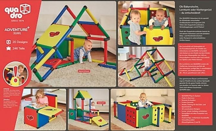 Quadro Adventure Plus - Klimrek en Speelgoed, Kinderen en Baby's, Speelgoed | Buiten | Speeltoestellen, Nieuw, Ophalen
