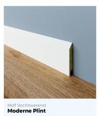 Moderne plint 15x70 in RAL 9010 gelakt, Nieuw, Mdf, Plinten, Ophalen