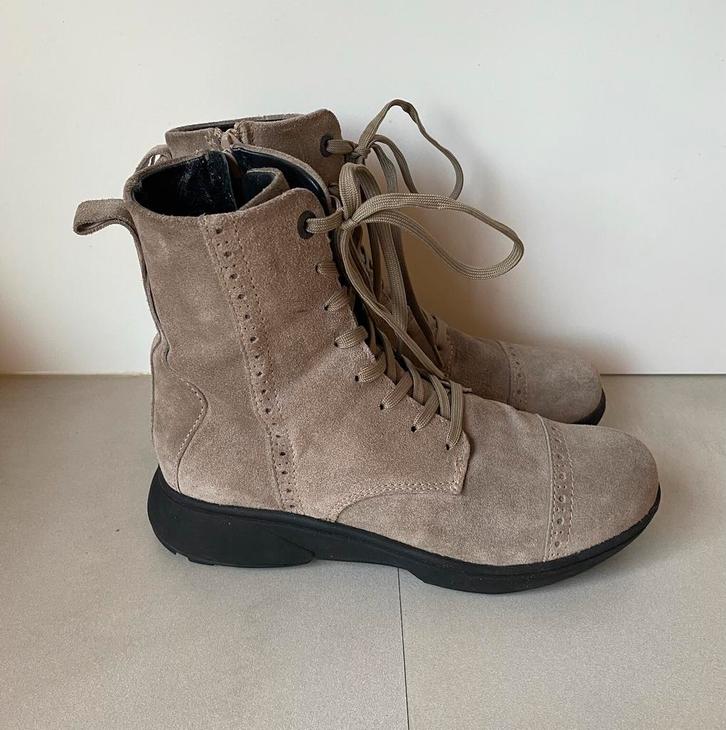 XSENSIBLE STRETCHWALKER  LAARSJES MT: 39 H, Kleding | Dames, Schoenen, Zo goed als nieuw, Lage of Enkellaarzen, Beige, Verzenden