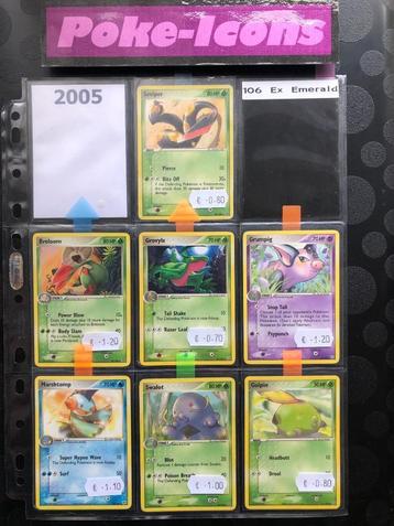 2005 Ex Emerald (106 set) Pokemon beschikbaar voor biedingen