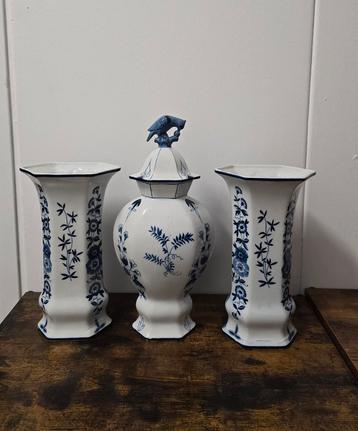Delfts Blauw stijl Kaststel 3-delig beschikbaar voor biedingen