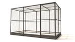 Aluminium Kippenren Noa | 50 mm gaas 328 x 176 x 193 cm