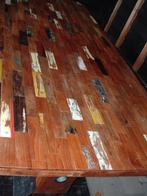 Zeer zware tafel eettafel 8-10 personen 225x100 cm sloophout, Huis en Inrichting, Ophalen, 100 tot 150 cm, 200 cm of meer, Zo goed als nieuw