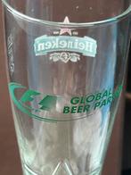 Heineken dubbeldruk glas Formule 1 F1, Verzamelen, Ophalen, Zo goed als nieuw, Formule 1