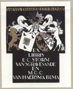 1499 Ex Libris Nederland : Jeanne Bieruma Oosting, 1947, Antiek en Kunst, Verzenden